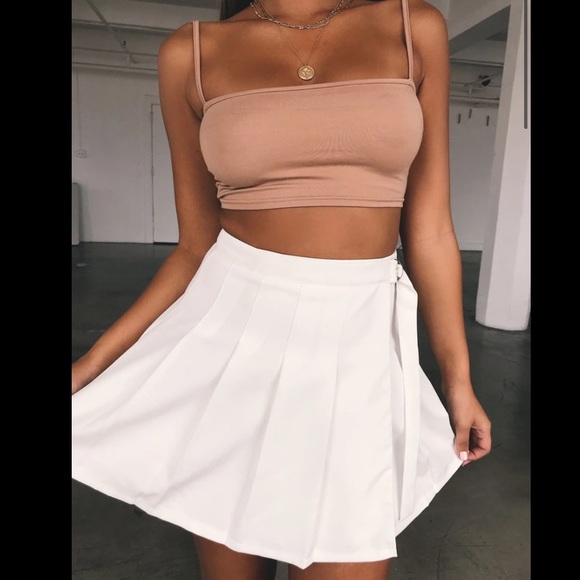 Tiger Mist Nude Crop Top - Picture 2 of 4